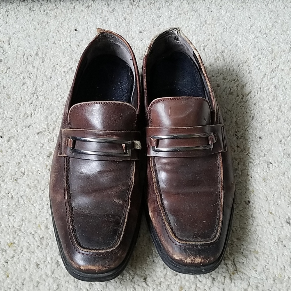ALDO Brown leather shoes. Size 10. - Picture 1 of 6